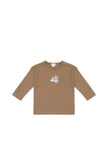 Pima Cotton Arnold Long Sleeve | Sasha Puppy Tiger | Jamie Kay