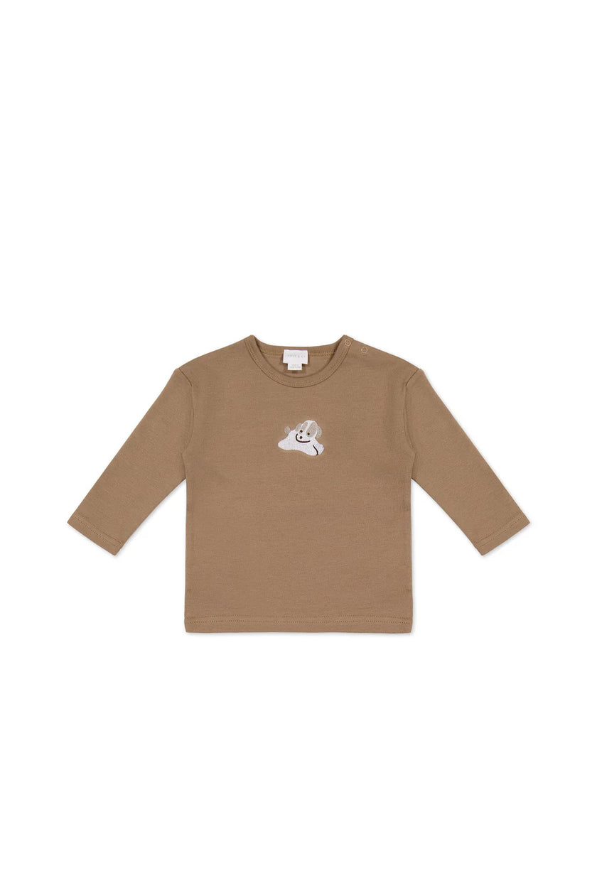 Pima Cotton Arnold Long Sleeve | Sasha Puppy Tiger | Jamie Kay