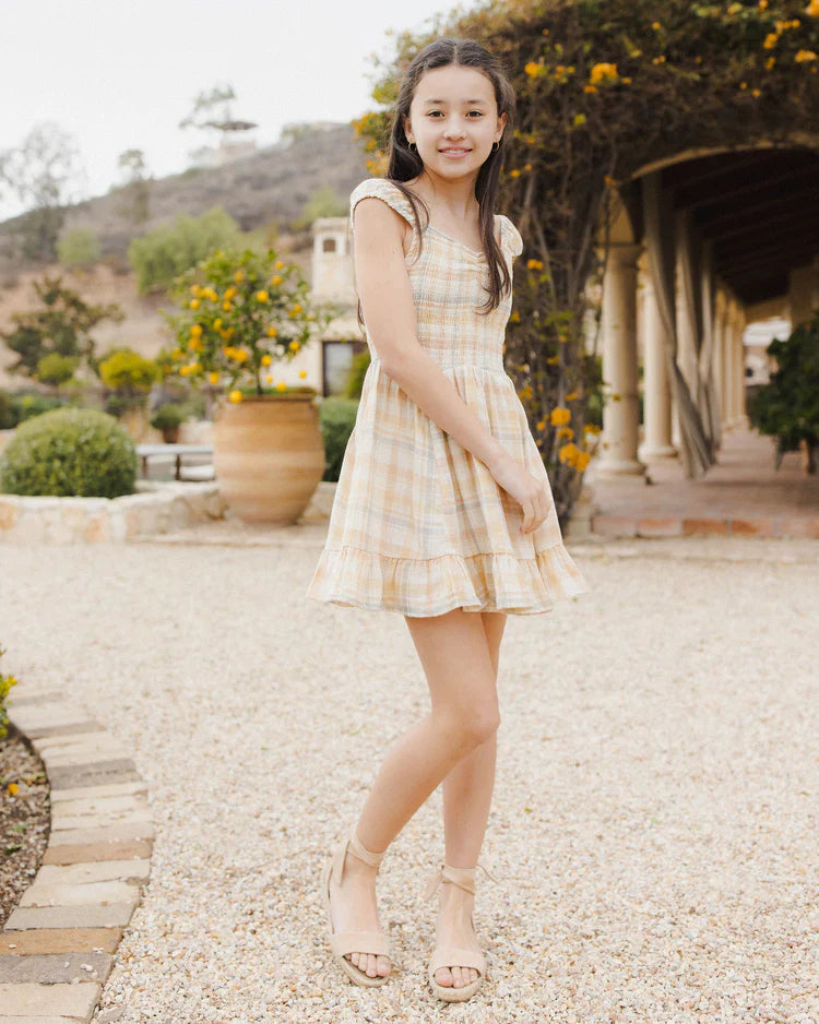 Teen Kalina Dress | Pastel Plaid | Rylee & Cru
