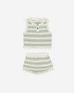 Taylor Knit Set | Sage Knit Stripe | Quincy Mae