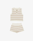Taylor Knit Set | Oat Knit Stripe | Quincy Mae