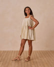 Cicily Dress Teen | Palm Stripe | Rylee & Cru