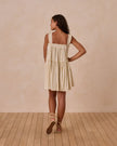 Cicily Dress Teen | Palm Stripe | Rylee & Cru