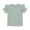 Infant Girl T-shirt SS Rib | Jadeite | En Fant