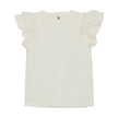 Kid Girl T-shirt SS | Egret | En Fant