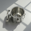 Stainless Brush Washer With Air-Tight Lid With Removable Screen