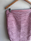 Y2K Brat Star Stretchy Skirt – Dusty Rose (Size Large)