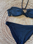 Volcano Black Bandeau Bikini – Size Medium