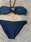 Volcano Black Bandeau Bikini – Size Medium