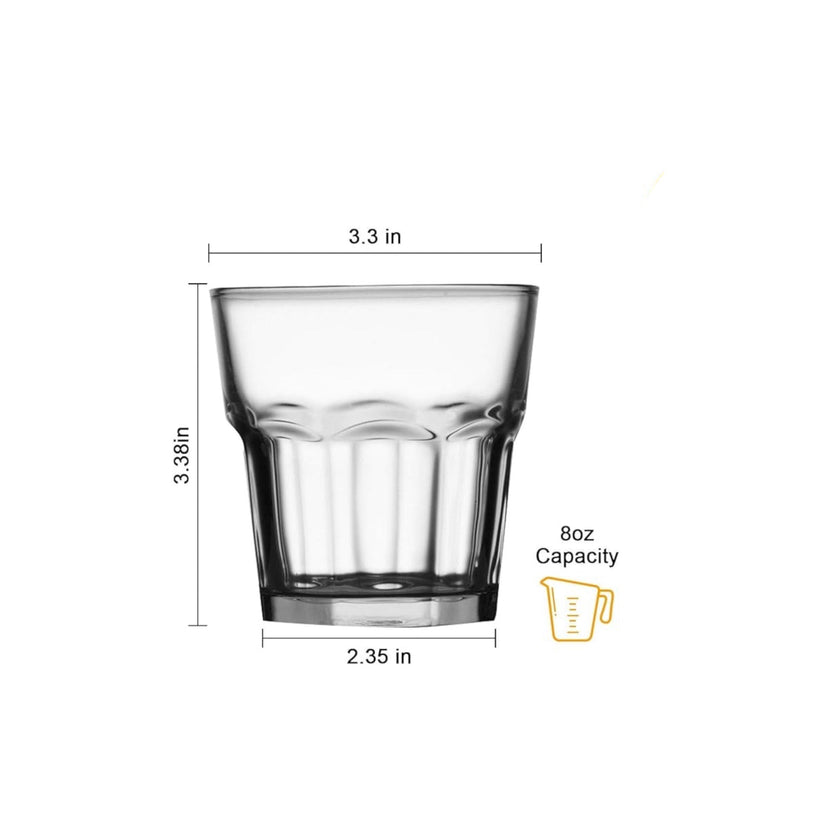 Rocks Glasses 8 Oz - Set of 6