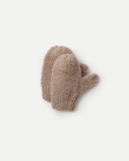 Fuzzy Mittens | Taupe | 7AM