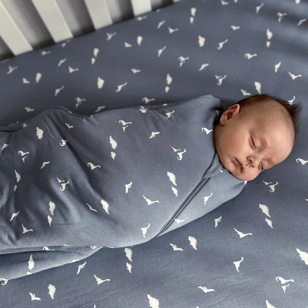 Swaddle Sleep Sack 1.0 TOG | Duvet Bamboo | günamüna | Dino