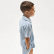 Baby Polo Shirt + Short Set | Powdered Blue | Miles the Label