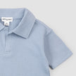 Baby Polo Shirt + Short Set | Powdered Blue | Miles the Label