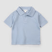 Baby Polo Shirt + Short Set | Powdered Blue | Miles the Label
