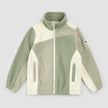 Fleece Jacket | Color Block on Sage | Miles the Label