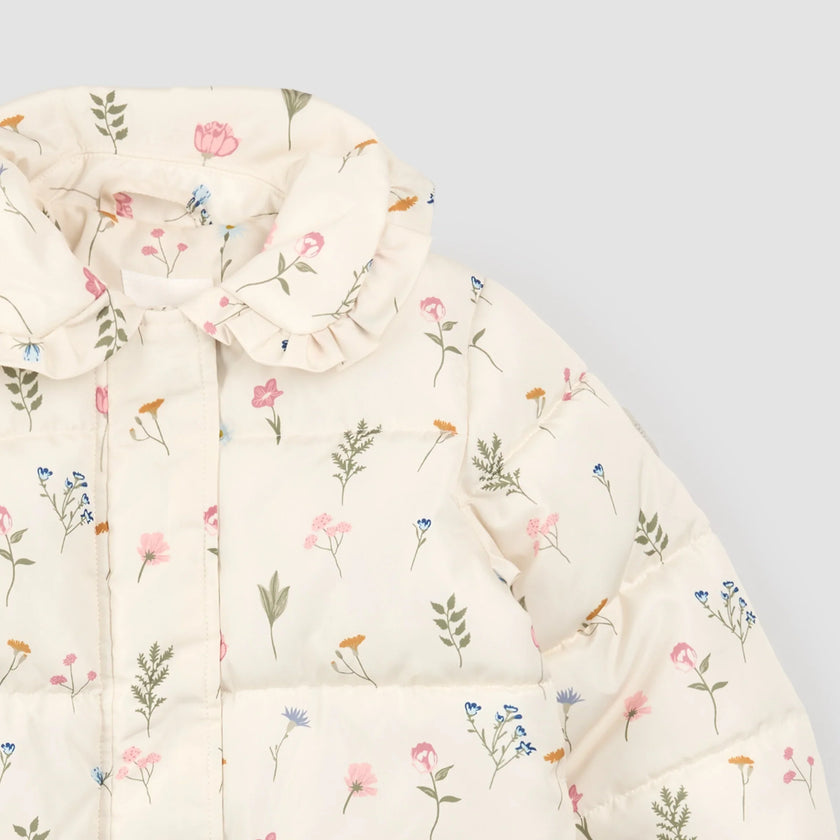 Puffer Jacket | Pressed Florals on Birch | Miles the Label