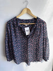 Wildflower Waltz Sheer Blouse | Size XS