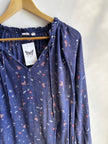 Bluebelle Dusk Ruffled Blouse | Size Medium
