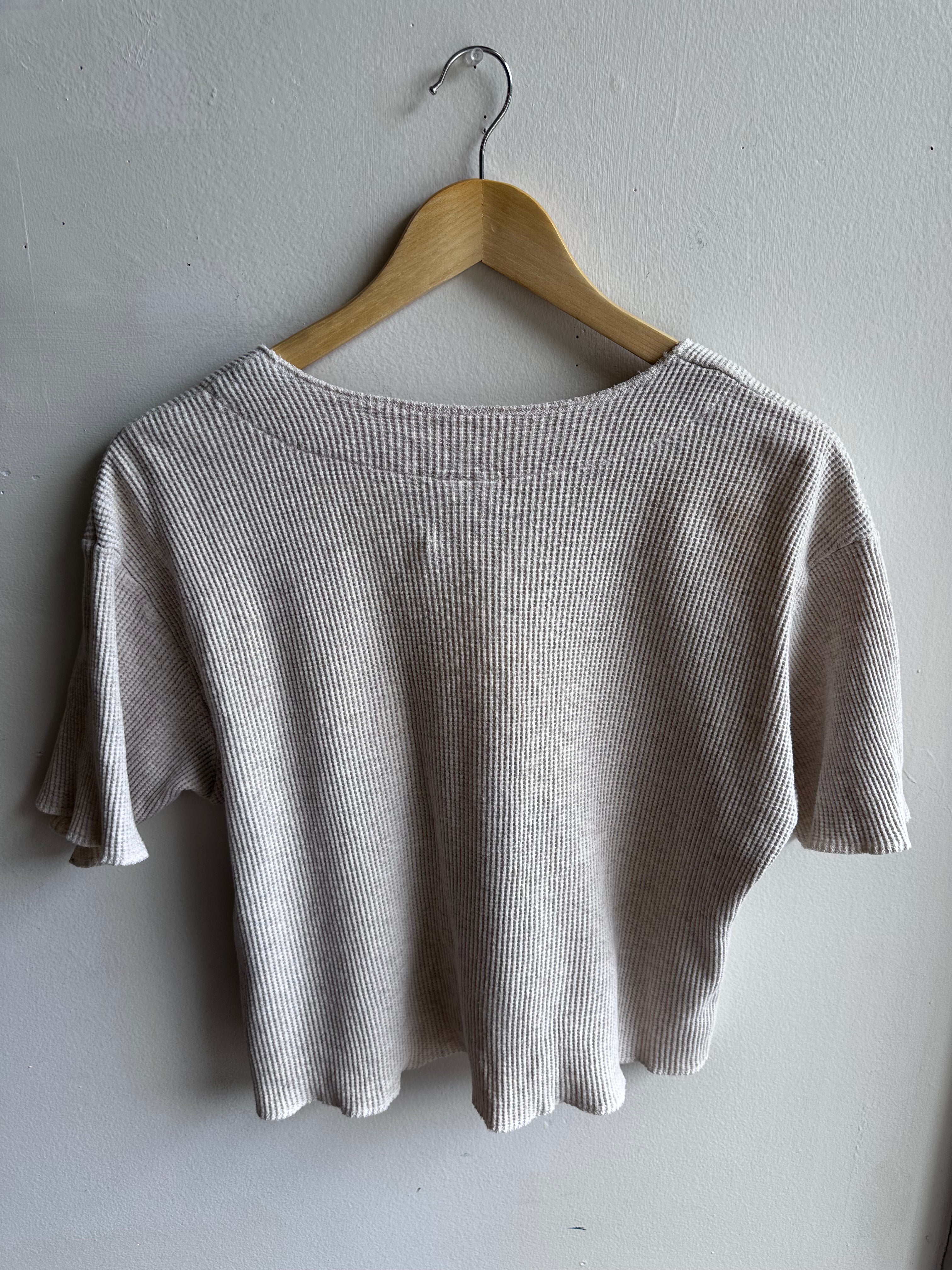 Sandswept Button-Up Tee | Size Medium | Made in Canada