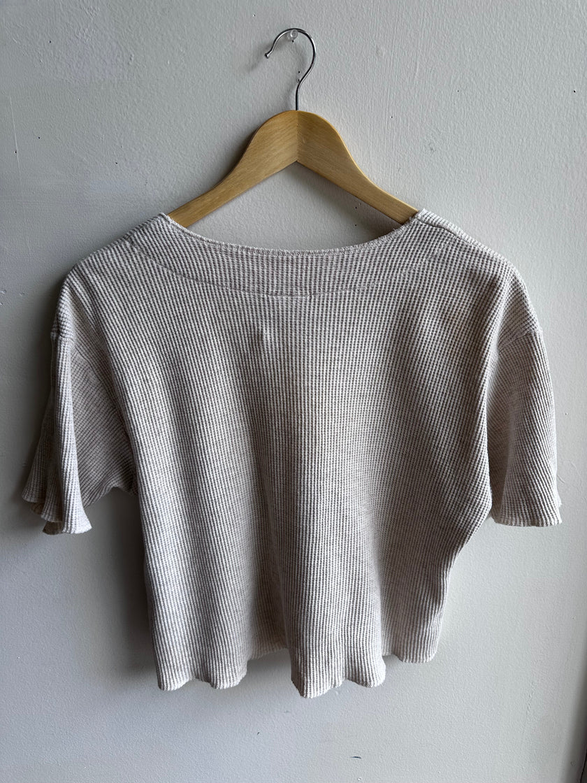 Sandswept Button-Up Tee | Size Medium | Made in Canada