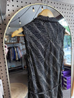 Vintage M&S Chevron Midi Shirt Dress – Size Medium