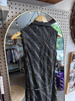 Vintage M&S Chevron Midi Shirt Dress – Size Medium