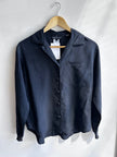 Vintage Carole Little 100% Silk Black Blouse – Petites | Size 2