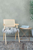 Natural Light Grey Icelandic Sheepskin Chair Pad