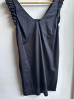 Laura Black Ruffle Sleeve Cocktail Dress – Size 6