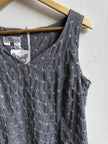 Vintage Dress Barn Gingham Sleeveless Shift Dress – Size 12
