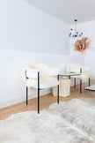 Large Brindle Grey Cowhide Area Rug