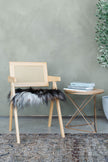 Natural Dark Grey Icelandic Sheepskin Chair Pad