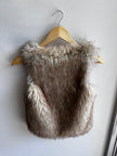 Wildwood Faux Fur Vest | Size Small