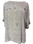 PRC6866 Avatar Pure Silk Side Slit Top