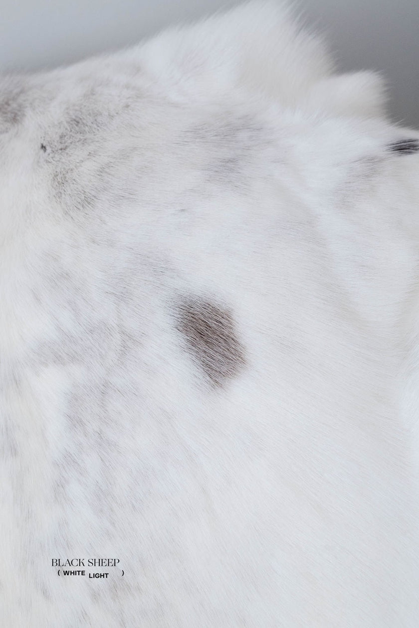 White Sami Reindeer Hide