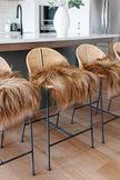 Brown Icelandic Sheepskin Chair Pad