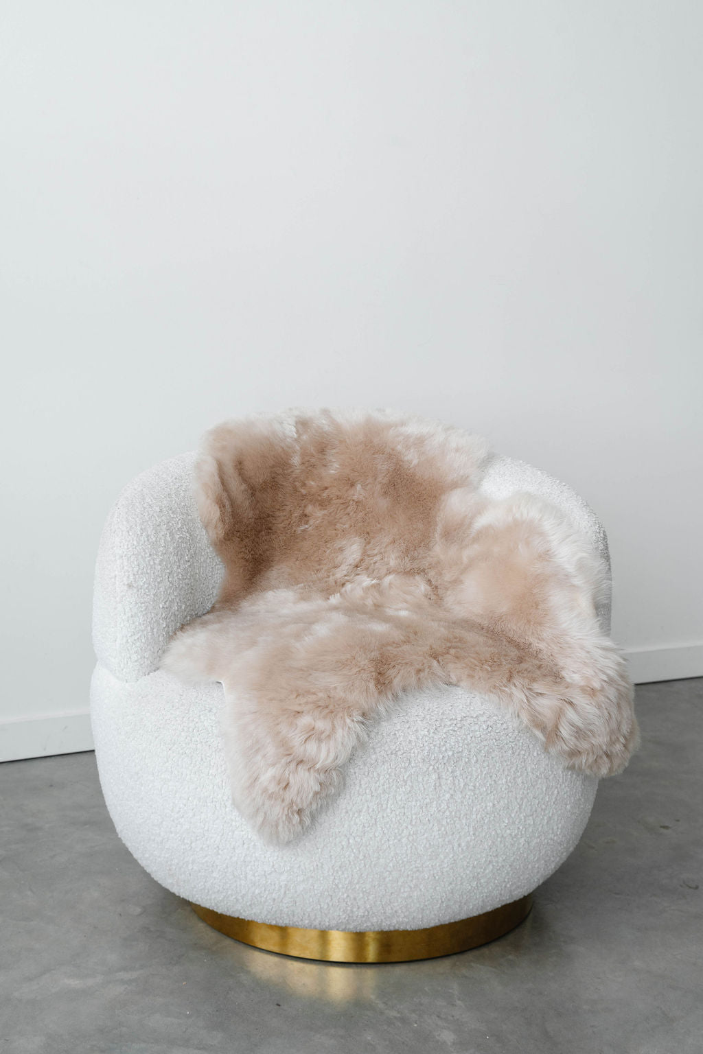 Shorn Nude Icelandic Sheepskin