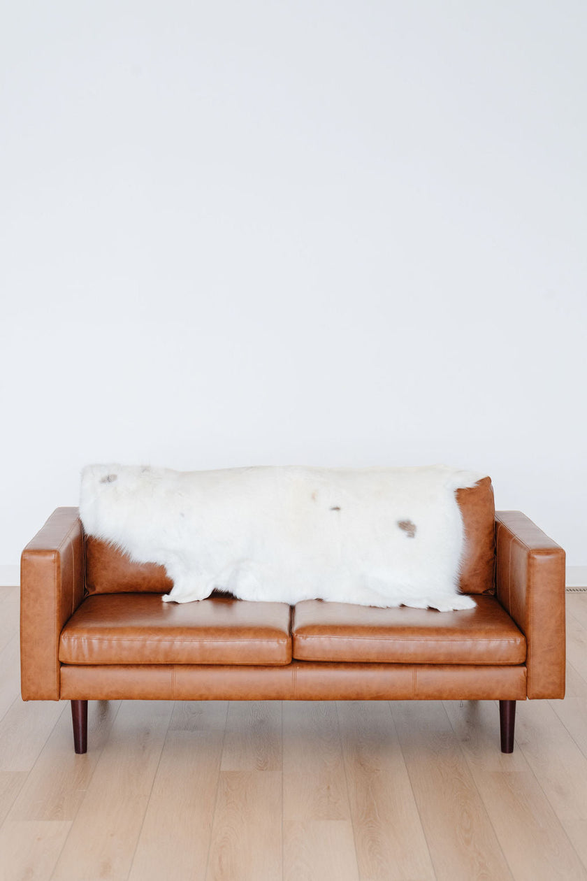 White Sami Reindeer Hide