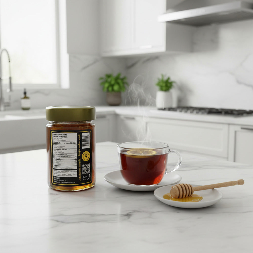 Mielbrut Lemon & Cardamom Honey — Raw Quebec Honey with Warm Spice