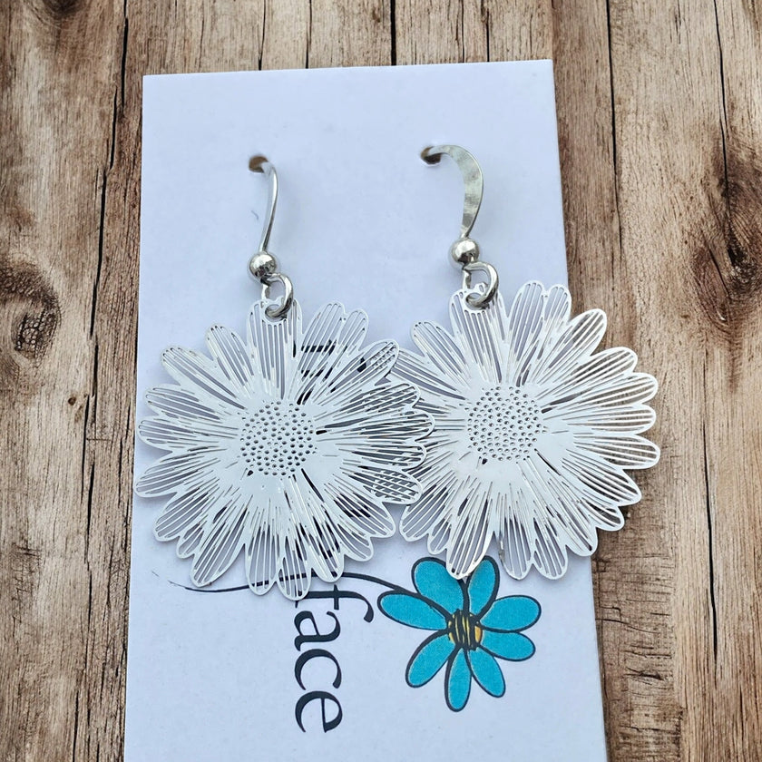 Lightweight Flower Burst Earrings