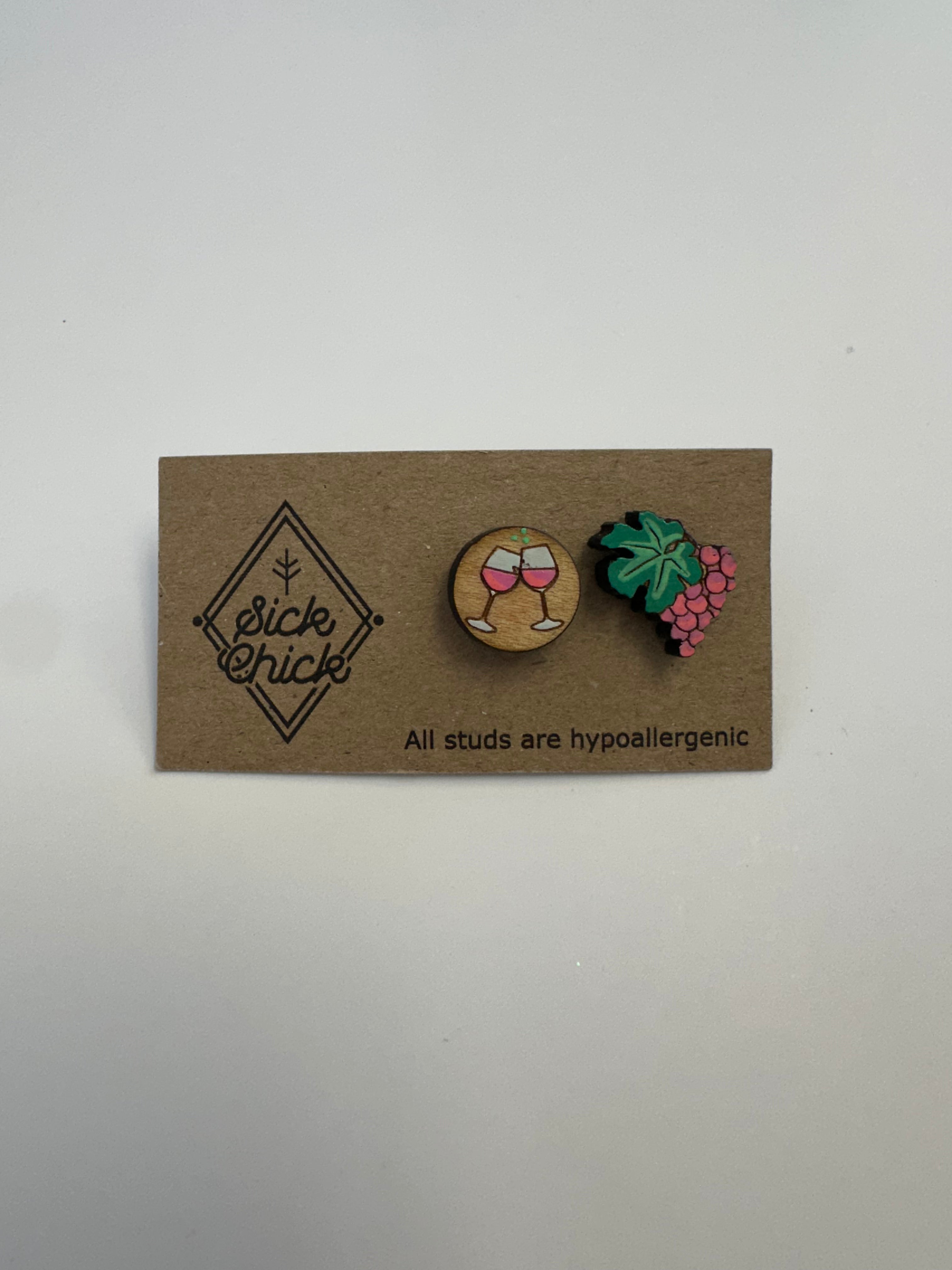 Wine & Vine Studs – Sick Chick (Revelstoke, BC)
