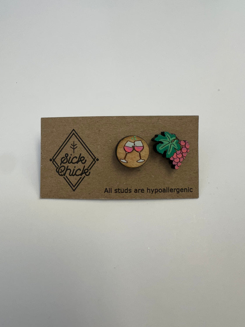 Wine & Vine Studs – Sick Chick (Revelstoke, BC)