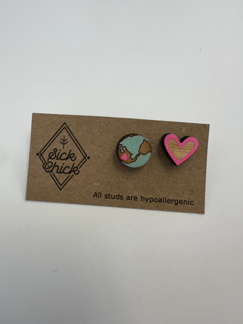 Love the World Studs – Sick Chick (Revelstoke, BC)