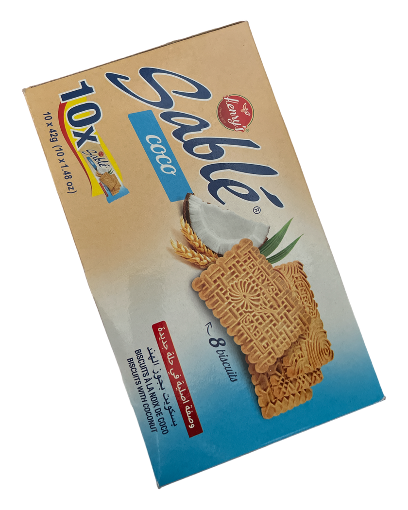 SABLE Coco Authentic Moroccan Cookies  10x42g
