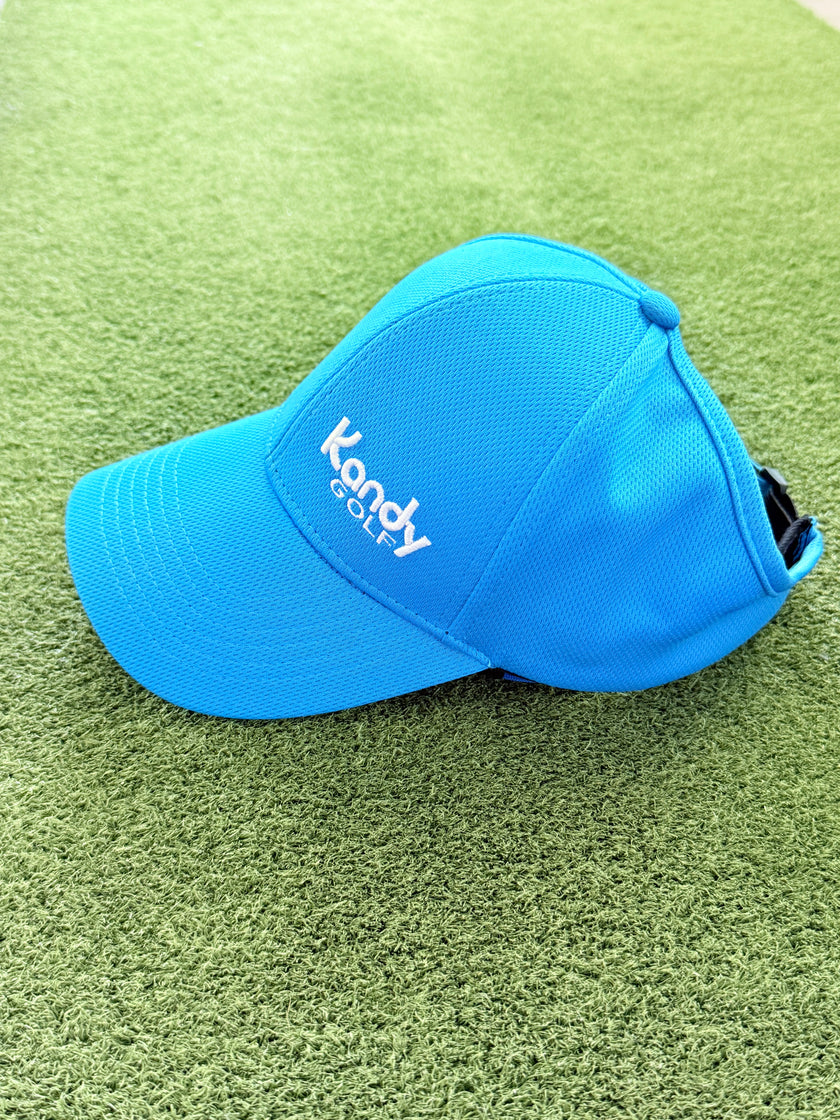 Kandy Golf Assorted 1/4 Visor, Open back Hats