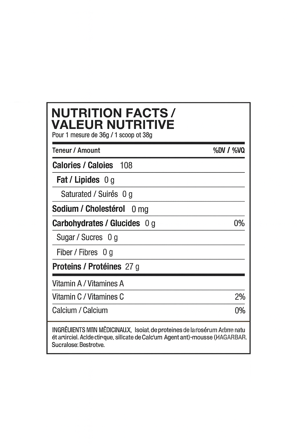 Unity Supplements Clear Isolate Protein Powder
