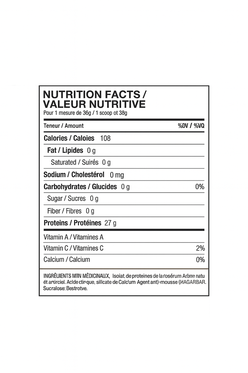 Unity Supplements Clear Isolate Protein Powder