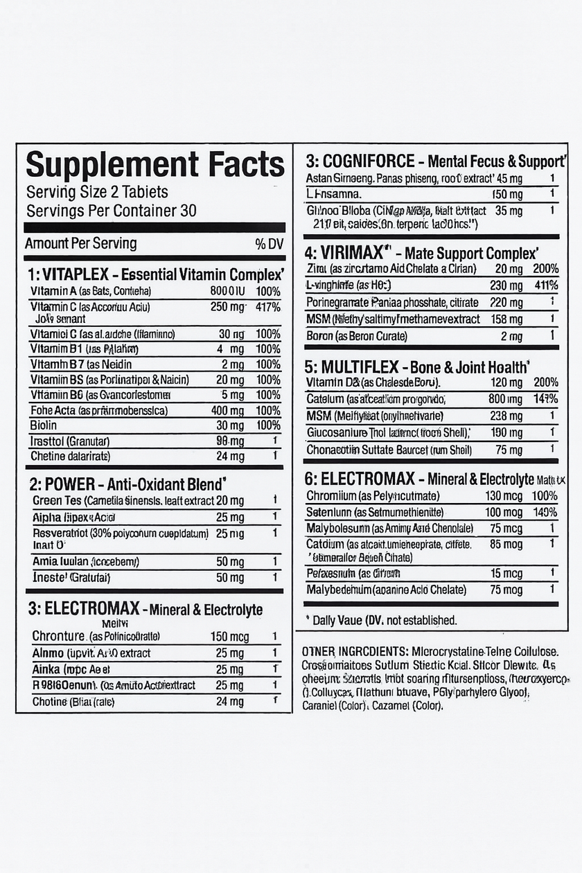 ALLMAX Vitaform Multivitamin For Men