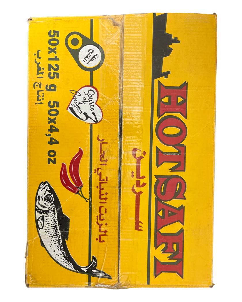 Safi Sardines in spicy vegetable oil 50x125g